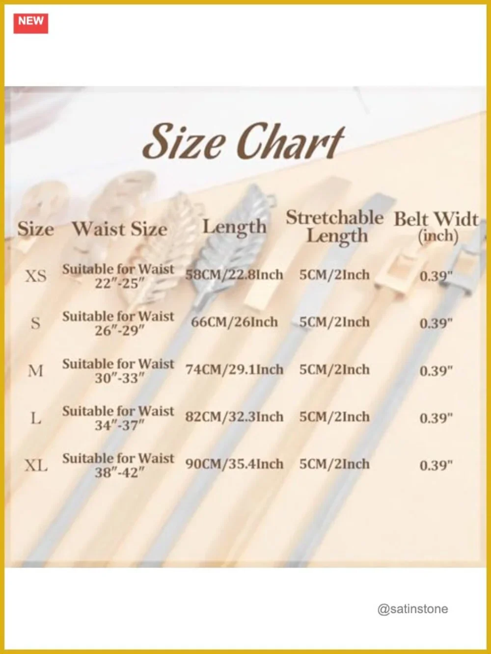 Skinny Metal Cinch Belt for Dress Stretch Thin Waist Belt Women